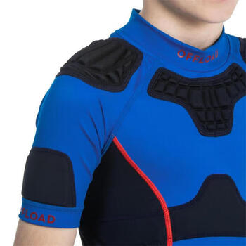 迪卡侬儿童橄榄球服装Rugby蓝色H500-8岁-2315351