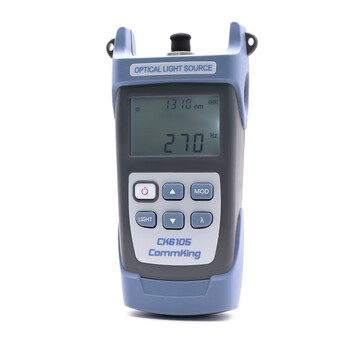 通信汪（CommKing）稳定光源光纤激光光源光缆光源仪表双波长1310/1550nm 单模 CK6105