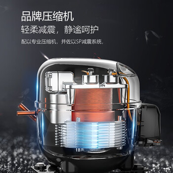 美菱（MeiLing）90升冰吧家用小型 办公室低音迷你冷藏柜 饮料水果茶叶护肤品保鲜小冰箱酒柜SC-98L