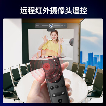 HIKVISION海康威视直播摄像头4K超高清100°广角镜头内置双麦克风USB视频会议网红带货直播D5ACAM100D