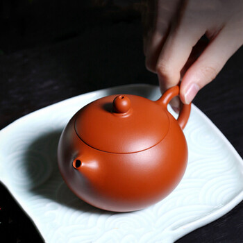 良亲宝兜紫砂壶纯手工小茶壶单人壶紫砂茶具套装家用泡茶壶朱泥西施