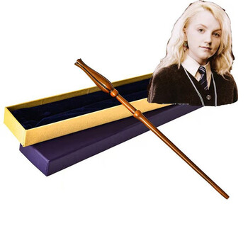 影视道具开学季礼物送同学生日礼物卢娜郁金香金属芯原厂魔杖8件礼包