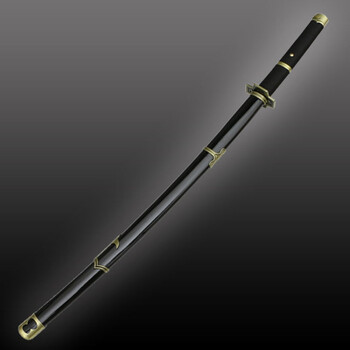 海贼王刀金属索隆刀黑刀秋水二三代鬼彻和道阎魔索隆三刀合金未开刃