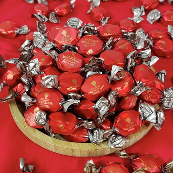 馋猫日记 混合装奶糖太妃糖果 高颜值咖啡味结婚婚庆红色喜糖批发