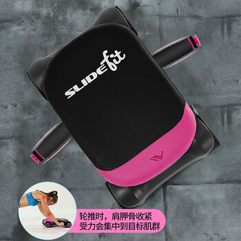 万达康健腹轮 自动回弹多功能腹肌轮健身器材 家用 滑板车 玫红色 万达康健腹轮 自动回弹多功能腹肌轮健身器材 家用 滑板车 玫红色