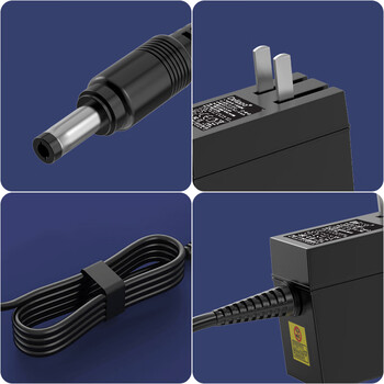 Delippo 12V2A 5.5MM 电源适配器适用华为 MateView SE台式电脑液晶显示屏充电器电源线