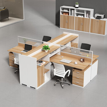 薇泰职员屏风工位电脑桌办公室卡座员工桌子简约现代办公桌椅组合 薇泰职员屏风工位电脑桌办公室卡座员工桌子简约现代办公桌椅组合