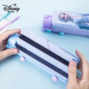 迪士尼(Disney)小学生文具盒 双层大容量笔盒 创意多功能火车头铅笔盒女孩儿童学习用品 冰雪奇缘DM29175F2 迪士尼(Disney)小学生文具盒 双层大容量笔盒 创意多功能火车头铅笔盒女孩儿童学习用品 冰雪奇缘DM29175F2