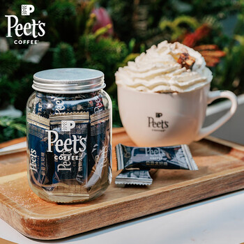 Peet's Coffee皮爷peets 伯爵太妃糖扁桃仁杏仁焦糖网红独立包装 15颗*3罐