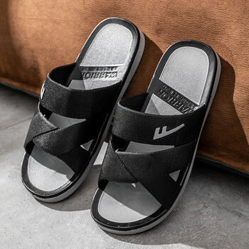 回力拖鞋男家居室内防滑春夏季厚底浴室洗澡静音居家外穿凉拖黑色39