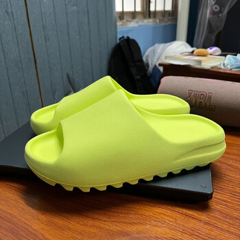 aoluodaiya【逃饱sneaker】椰子拖鞋女米棕色slide一字拖外穿增高凉鞋