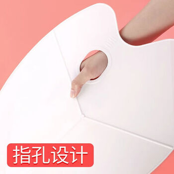 青竹画材（CHINJOO）大号椭圆形调色盘美术用品画画调色板大号椭圆形水粉丙烯油画调色器塑料款易清洗美术写生