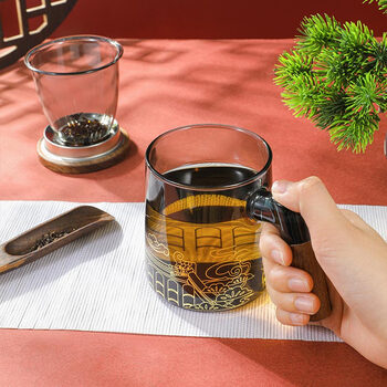 平仄故宫文创礼品茶水分离泡茶杯茶杯礼盒水杯送长辈生日礼物浮云沉香