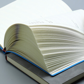 嘉然恒 英语阅读记录本英语课外读物观后感读书专用笔记高初中小学生好词好句摘抄本子加厚A5蓝色