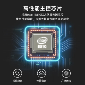 EB-LINK intel E810芯片PCI-E X16 100G双口光纤网卡含多模光模块QDA2BLK服务器网络适配器QSP28双端口