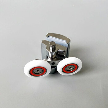 赞璐桐浴室老式配件滑轮移门轨道弧形玻璃门房吊轮整体淋浴房淋浴房