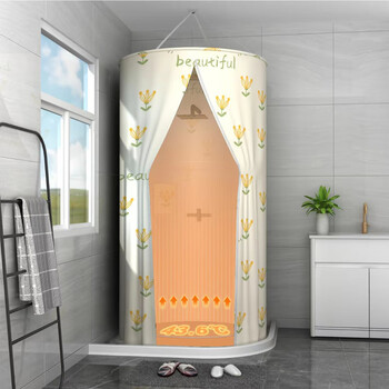 瑞生祥洗澡帐浴罩浴室浴帘防水布卫生间浴帐冬天家用保温罩保暖浴照