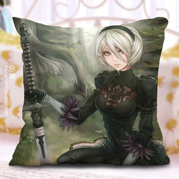 尼尔机械纪元 2b小姐姐抱枕 动漫游戏周边 二次元靠垫 枕芯 枕套 01