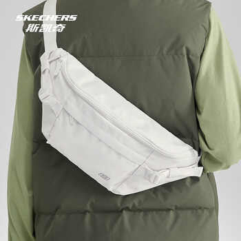 斯凯奇Skechers跑步运动腰包手机包男女通勤上学时尚奶油深米9687 均码 斯凯奇Skechers跑步运动腰包手机包男女通勤上学时尚奶油深米9687 均码