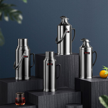 SIMELO保温壶家用玻璃内胆保温瓶热水瓶暖壶学生宿舍开水瓶 2L精钢亮光 SIMELO保温壶家用玻璃内胆保温瓶热水瓶暖壶学生宿舍开水瓶 2L精钢亮光