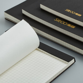 斯图（sitoo）高颜值加厚拍纸本草稿本B5笔记本子草稿纸网格本可撕上翻80张方格内页