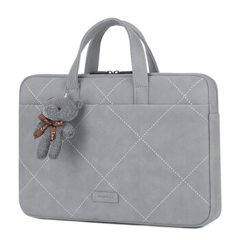 BRINCH手提电脑包女14/15英寸商务通勤简约适用苹果华为笔记本电脑包