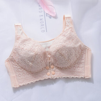 大码補乳文胸薄款全罩杯大胸聚拢200斤孕妇大罩杯内衣j夏季 肤色 80b