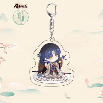 钥匙扣食物语周边佛跳墙龙井虾仁玉麟香腰烤鸭挂件游戏二次元23子推燕