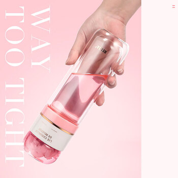 物生物(RELEA)茶水分离泡茶杯双层玻璃杯过滤加厚女大容量便携随手水杯子 JV011869-0300 物生物(RELEA)茶水分离泡茶杯双层玻璃杯过滤加厚女大容量便携随手水杯子 JV011869-0300