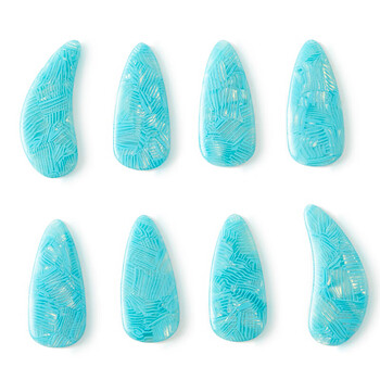 美乐大师 古筝指甲儿童成人初学者入门专业演奏指甲乐器配件 青色中号