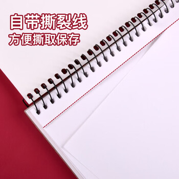 凯萨【全网低价】A4/110g/40张素描本速写本手绘本专业美术生画本彩铅本油画棒涂鸦涂色本