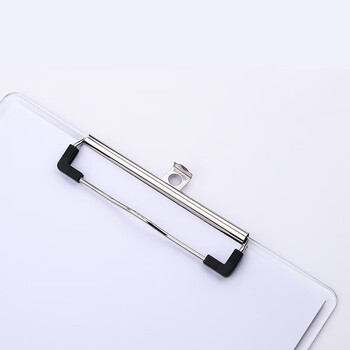 金隆兴 透明刻度尺 A4记事写字板 板夹 加厚2.5mm 刻度线 支持定制 票夹 菜单夹 签字板夹