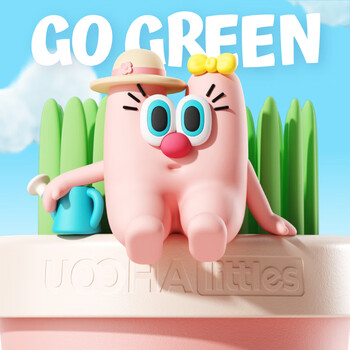 UOOHA盆栽饮具清洁套装保温杯四合一杯刷奶瓶杯口清洗神器硅胶刷