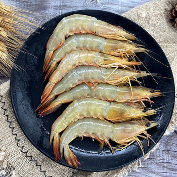 大海虾活冻明虾新鲜冷冻深海虾顺丰80100只大明虾4斤