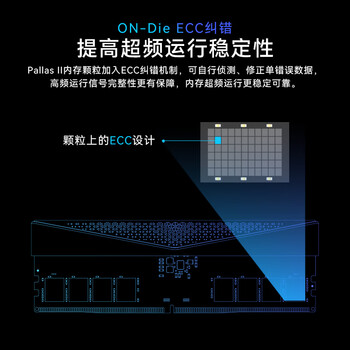 宏碁掠夺者（PREDATOR）32G(16G×2)套装 DDR5 6600频率 台式机内存条 Pallas II 凌霜系列（C34）星光银 AI电脑配件