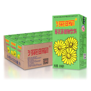 深晖饮料 250ml*24盒装 果汁冰红茶菊花茶多种规格夏日饮品 菊花茶250