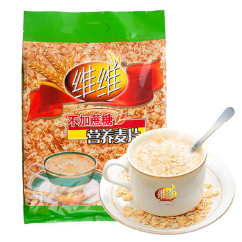 维维无添加蔗糖麦片800g/袋牛奶搭档即食早餐冲饮谷物 维维无添加蔗糖麦片800g/袋牛奶搭档即食早餐冲饮谷物