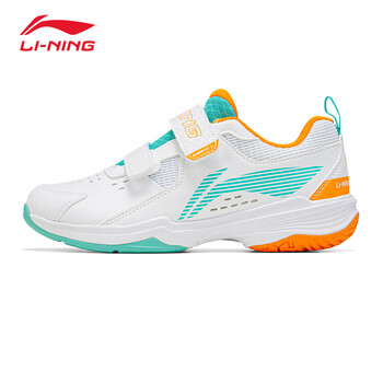 李宁（LI-NING）童鞋羽毛球鞋男女童减震耐磨透气运动鞋训练鞋