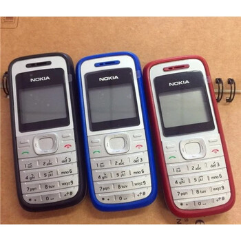 nokia/诺基亚1200经典老款怀旧按键直板无像头1208学生老人小手机