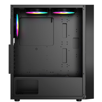 微星（MSI）龙菱二代 玻璃侧透机箱支持ATX主板 (优化风道设计/磁吸式防尘网/ATX电源支持)