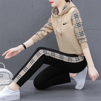 耐克(nike) 耐克(nike) 韩版时尚休闲运动服套装女春秋季2022年新款