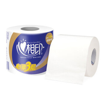 心相印卷纸家用纸巾卷纸整箱27卷*140g卫生纸厕纸实惠装卷纸擦手纸