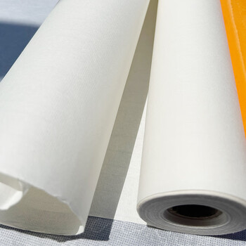 芬尚 檀皮水墨长卷书画纸 毛笔书法绘画作品参展送礼用白色生宣纸加厚宣纸 0.5*20米