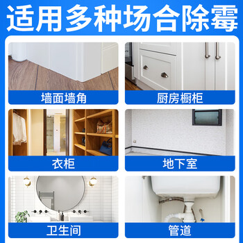 ONEFULL墙体除霉剂墙面去霉斑杀菌清洁喷雾家用防霉发霉清除神器500g