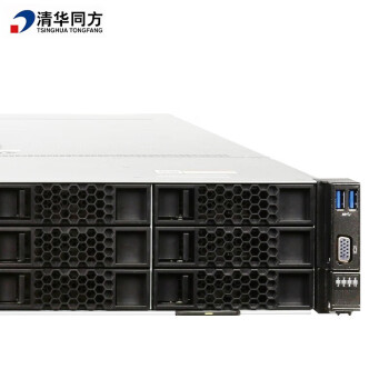 清华同方2U机架式服务器 超强K620-M1(华为双路2颗 鲲鹏920/48核2.6GHz/64G/480G+4T HDD/900W*2)国产试用版系统 国产信创