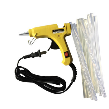 索厉 热熔胶枪5-20W胶棒7MM 适用电脑组装/工艺维修/带开关/标配20根白色胶棒/SL-RQ20黄色(收纳包款) 索厉 热熔胶枪5-20W胶棒7MM 适用电脑组装/工艺维修/带开关/标配20根白色胶棒/SL-RQ20黄色(收纳包款)