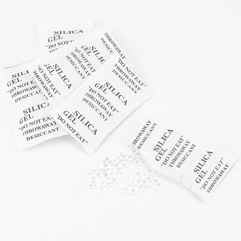 海斯迪克 硅胶干燥剂吸湿防潮珠工业袋装防潮剂 白色3克(100包) HKCL-799