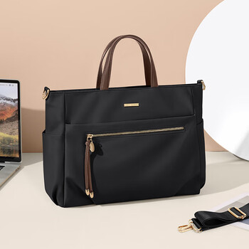 高尔夫（GOLF）手提电脑包女14/15英寸商务公文包通勤轻便单肩笔记本包出差斜挎