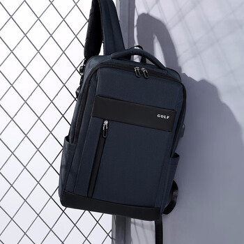 高尔夫（GOLF）电脑包16/17.3英寸笔记本双肩背包加大容量商务男士出差旅行背包