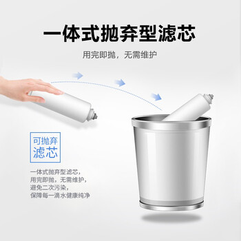 飞利浦（PHILIPS）家用净水器原装活性炭棒滤芯WP3966/00 （适用于WP4142/WP4143/AUT3011/PRO75B款）